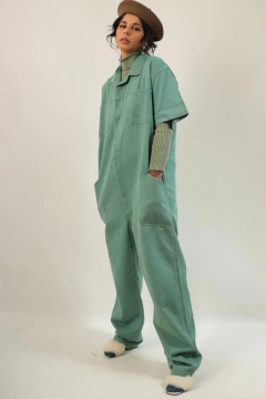 Macacao verde mint amplo - comprar online