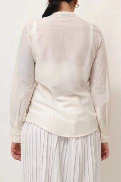 camisa seda YSL original vintage na internet