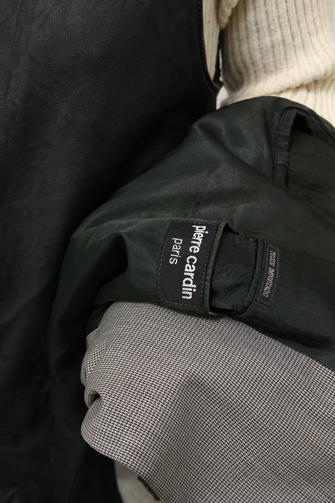 Blazer xadrez cinza PIERRE CARDIN