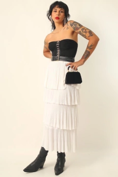 Saia Zara camadas forrada - comprar online