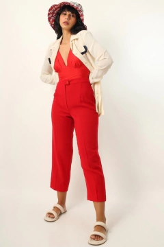 camisa off white det marinho vintage - comprar online