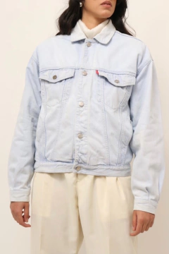 Imagem do jaqueta jeans pelego pelucia vintage