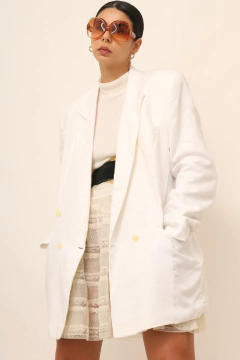 Blazer GUCCI estilo linho branco - loja online