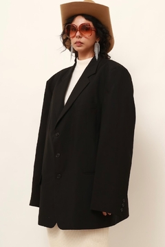 Blazer preto XGG forrado vintage - comprar online