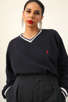 Blusa POLO RALPH LAUREN marinho vintage na internet