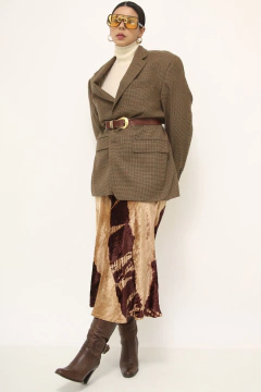 Blazer xadrez classico CHAPS RAUPH LAUREN - Capichó Brechó