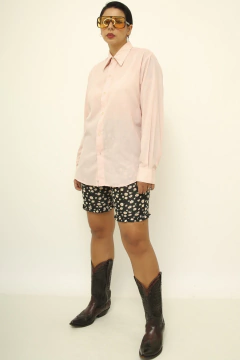 Camisa xadrez vintage manga longa - comprar online