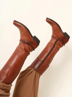 Bota couro marrom montaria FRYE 100% COURO 38 - comprar online