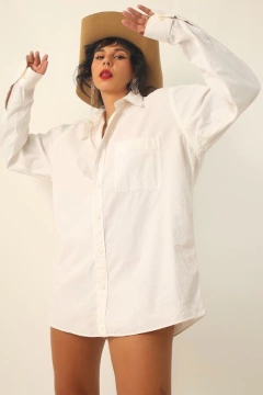 camisa branca classica longa