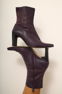 bota Bota roxa 100% couro 38 - comprar online