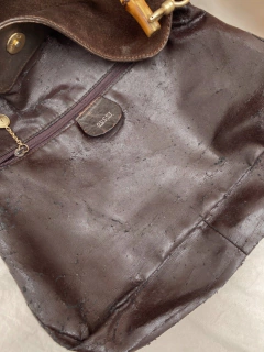 Imagem do Bolsa GUCCI BAMBOO couro marrom