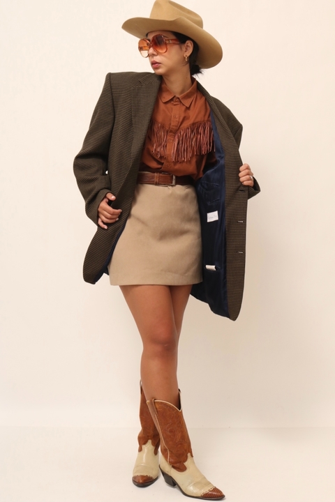 Blazer CHRISTIAN DIOR xadrez clássico original