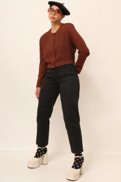 Imagem do Calça cintura alta SHIMAS jeans preta