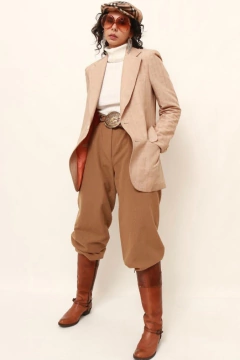 Blazer Dior linho bege vintage 34 - loja online