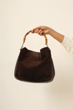 Imagem do Bolsa GUCCI BAMBOO couro marrom