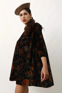 Imagem do Vestido veludo amplo curto 60´s vintage