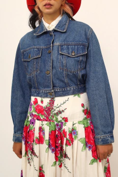 Jaqueta jeans cropped vintage FORUM na internet