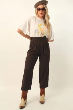 camiseta flores amarela pintura - loja online