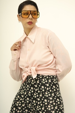 Camisa xadrez vintage manga longa - comprar online