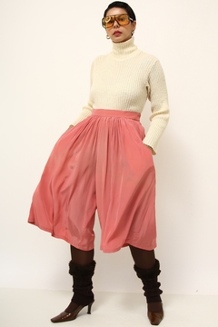 Bermuda rosa midi vintage na internet