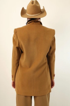 Blazer forrado lã bege vintage - comprar online