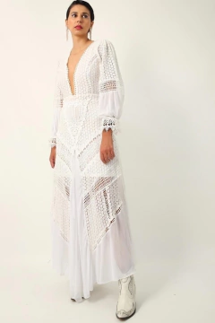 Vestido renda Luciana TUART boho chic - Capichó Brechó