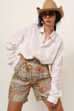 camisa 100 % linho manga longa - comprar online