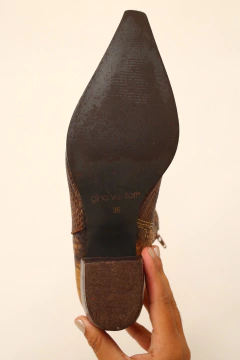 Bota italiana Gino Ventori marrom 36
