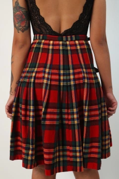 Saia Xadrez vermelha THE SCOTCH HOUSE - loja online