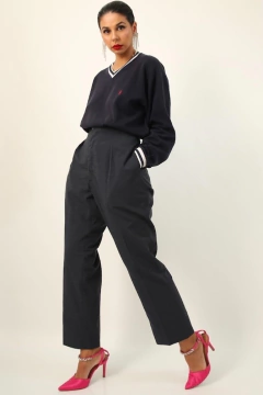 Blusa POLO RALPH LAUREN marinho vintage - Capichó Brechó