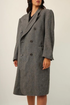 Casaco lã Mario Zegna forrado xadrez - comprar online