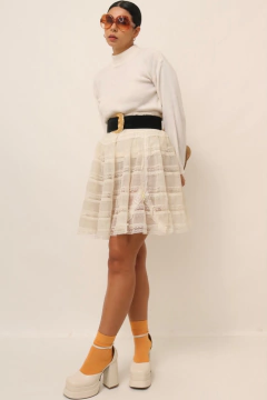 Imagem do Saia renda anagua rodada vintage