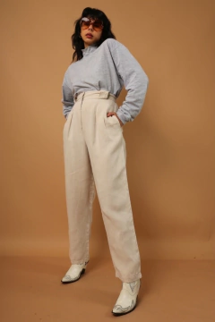 Blusa lisa gola alta cinza 90’s - Capichó Brechó