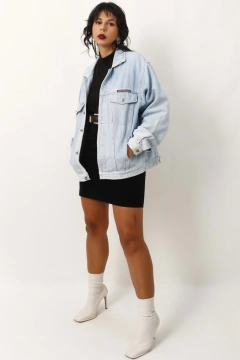 Jaqueta jeans grossa replica Hard Rock na internet