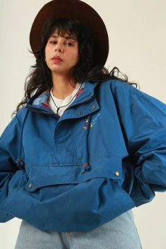 Parka Mickey Dysnei original capuz xadrez