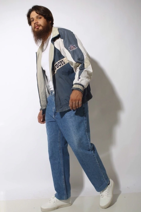 Jaqueta cowboys original corta vento