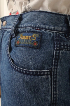 calça jeans cintura mega alta azul classica - comprar online