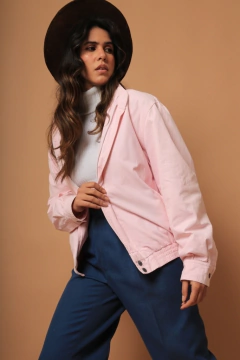jaqueta Bomber CALVIN KLEIN rosa - Capichó Brechó