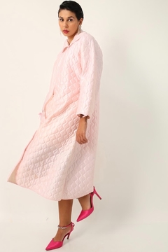 Robe de matelasse rosa acolchoado vintage - comprar online