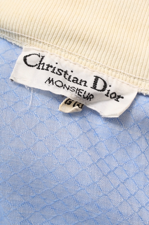 Blusa Dior azul polo vintage
