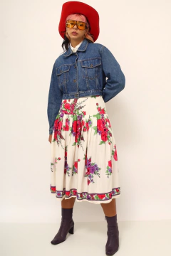 Jaqueta jeans cropped vintage FORUM
