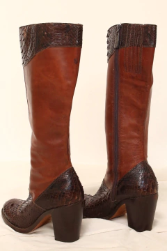 Bota marrom couro Cavage BOOTS 37 - loja online