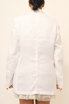 Blazer GUCCI estilo linho branco na internet