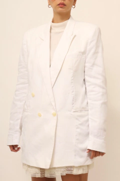 Blazer GUCCI estilo linho branco - Capichó Brechó