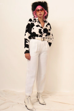 Camisa vaquinha pelucia macia vintage MOFFICER VINTAGE