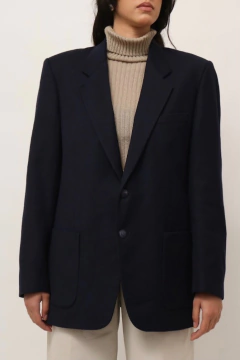 Blazer YSL marinho forrado vintage
