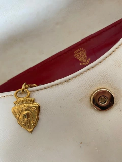 Bolsa GUCCI original vintage couro branca