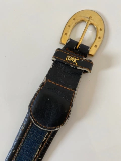 cinto YSL jeasn com couro original - loja online