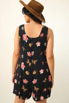 macaquinho preto borboleta vintage - loja online