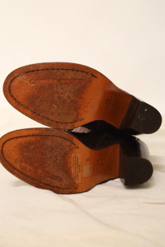 Bota marrom couro Cavage BOOTS 37 - Capichó Brechó